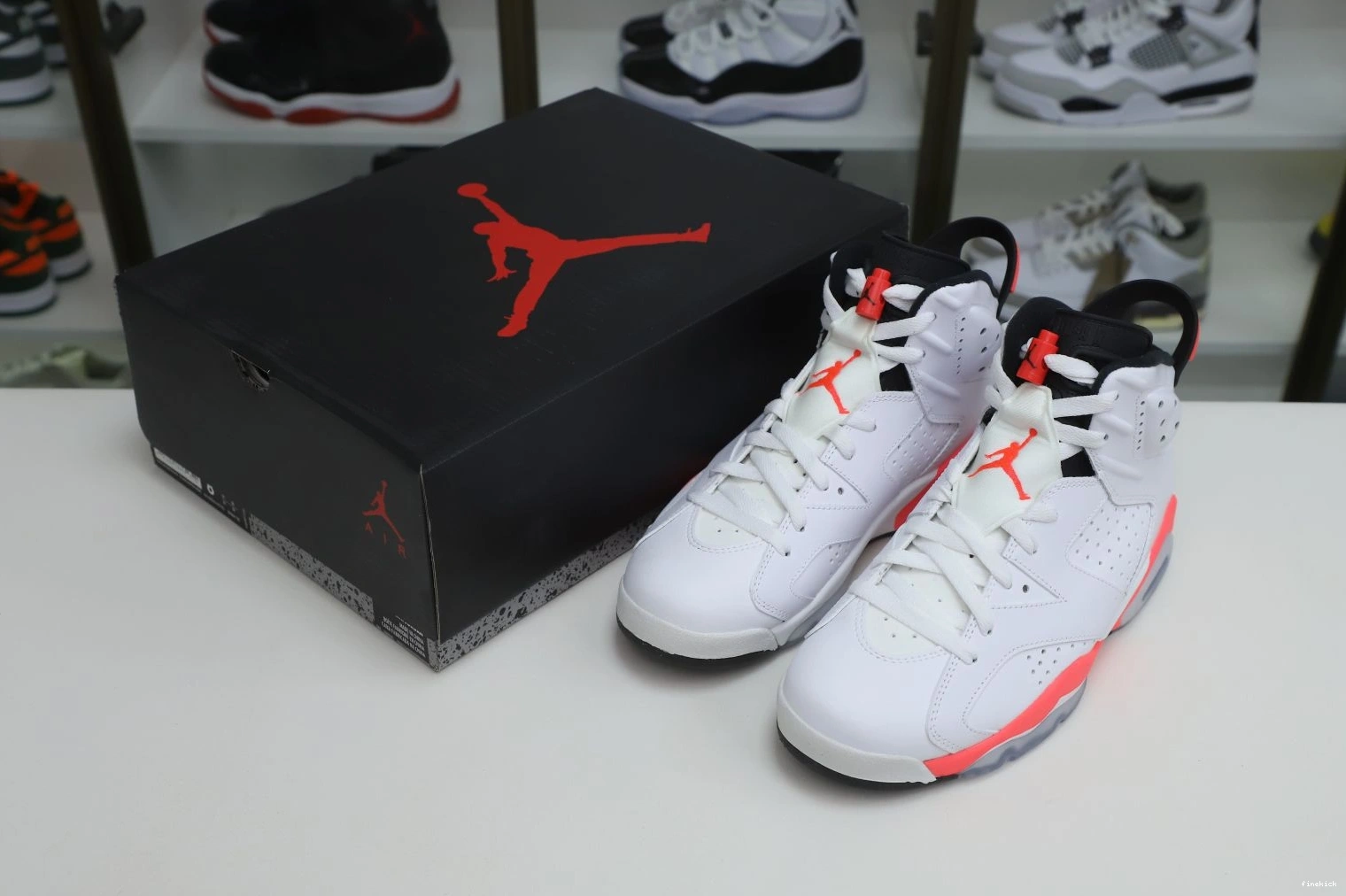 Jordan 6 White Retroinfrared Air 1208